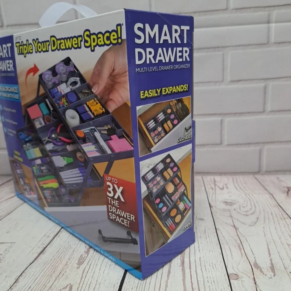 Smart‎ Drawer Organizer for Standard Drawers- Expanding Multi-level  NIB